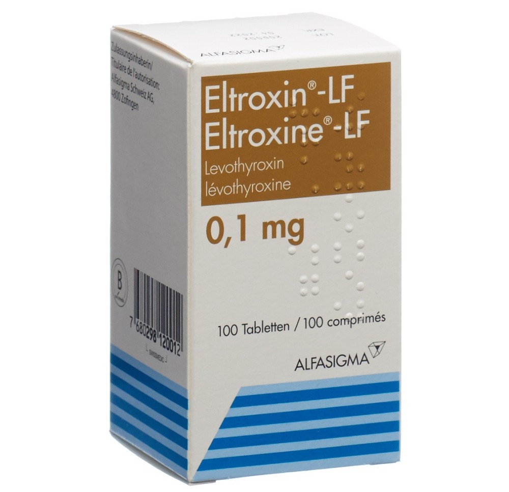 ELTROXINE LF cpr 0.1 mg bte 100 pce ELTROXINE LF cpr 0.1 mg bte 100 pce