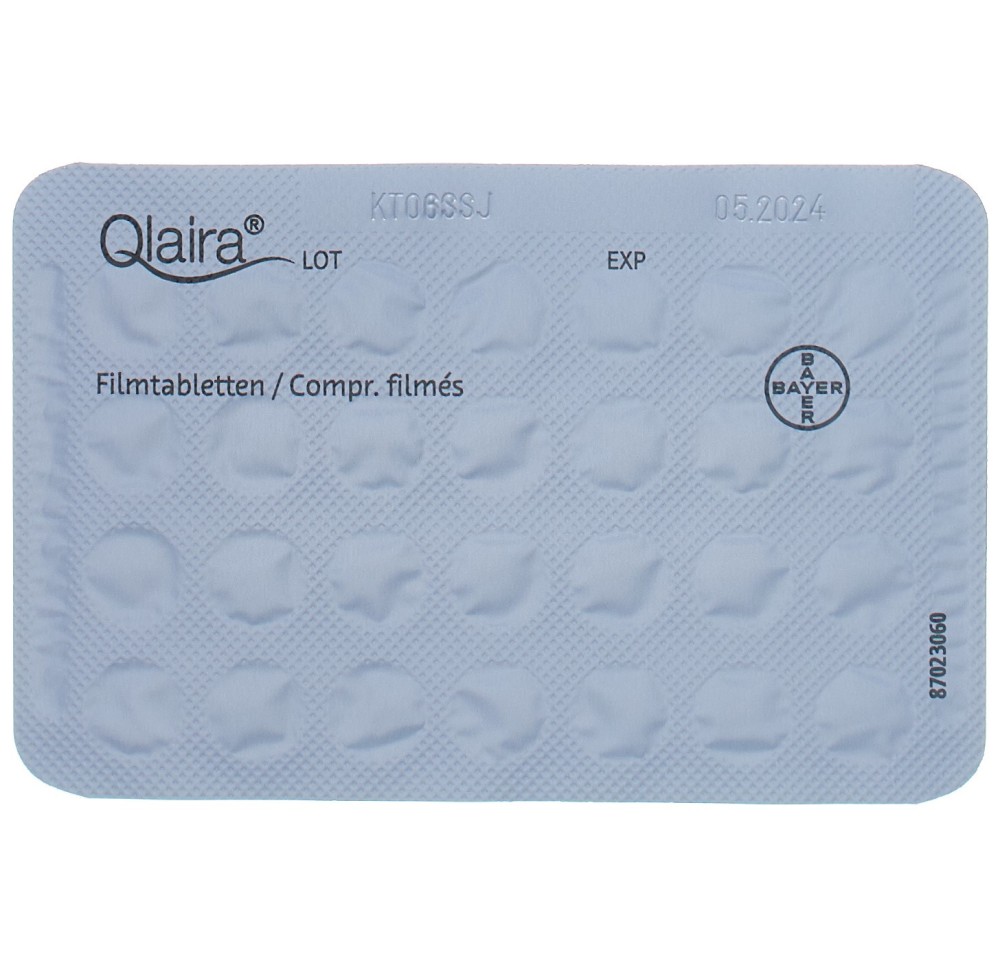 QLAIRA cpr pell 6 x 28 pce QLAIRA cpr pell 6 x 28 pce