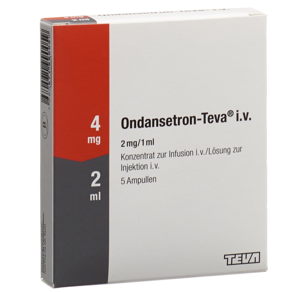 ONDANSETRON Teva conc perf 4 mg/2ml 5 amp 2 ml ONDANSETRON Teva conc perf 4 mg/2ml 5 amp 2 ml
