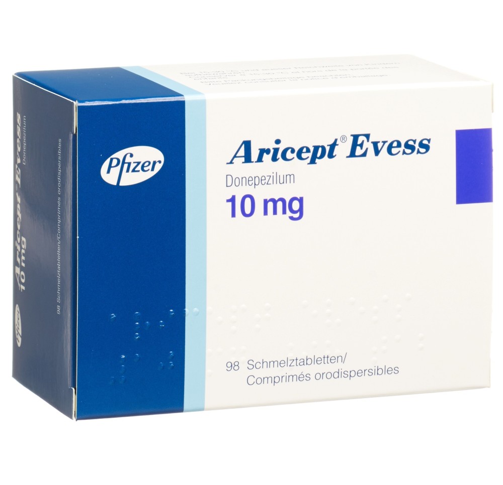 ARICEPT Evess cpr orodisp 10 mg 98 pce ARICEPT Evess cpr orodisp 10 mg 98 pce