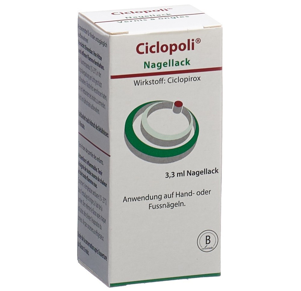 CICLOPOLI vernis à ongles 8 % fl 3.3 ml CICLOPOLI vernis à ongles 8 % fl 3.3 ml