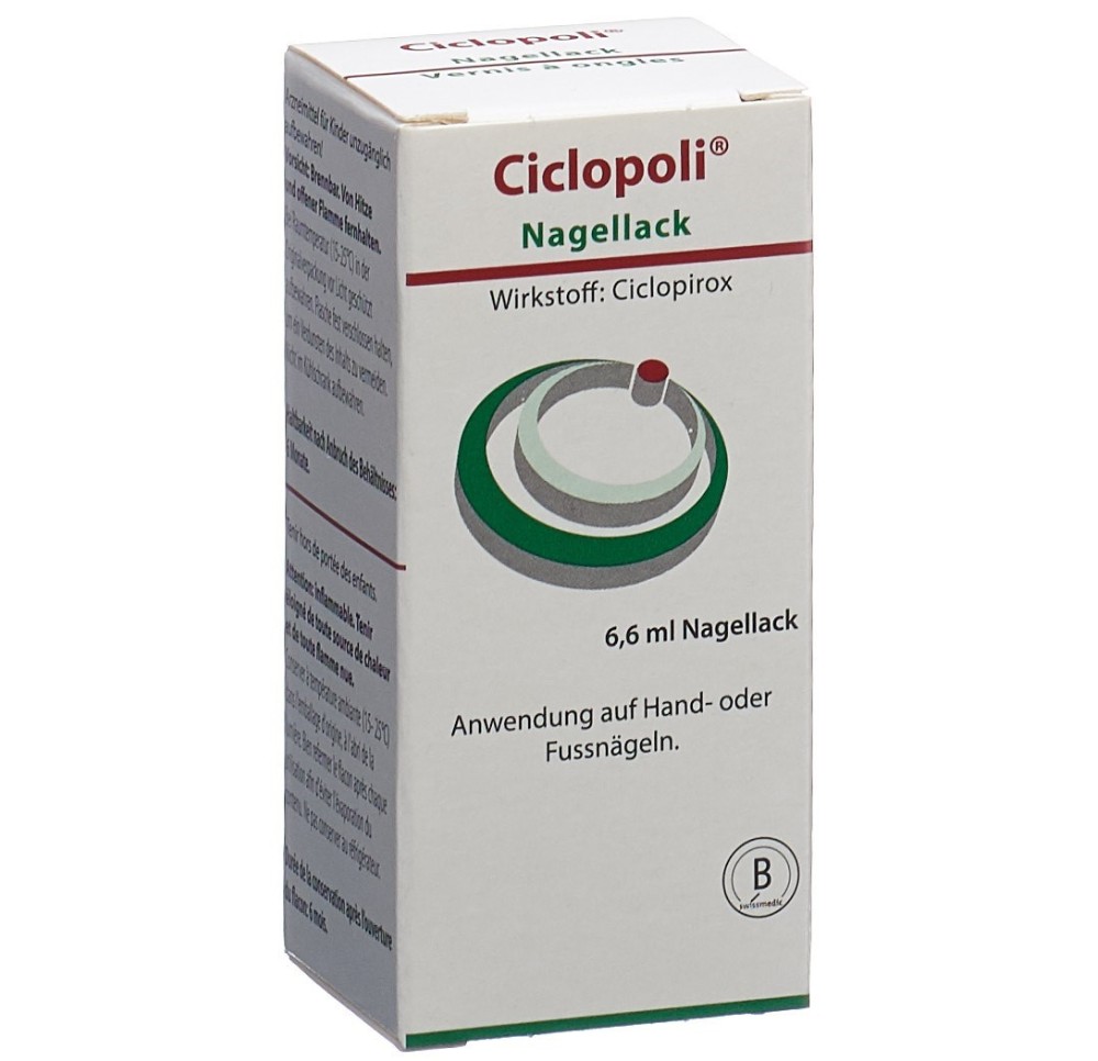 CICLOPOLI vernis à ongles 8 % fl 6.6 ml CICLOPOLI vernis à ongles 8 % fl 6.6 ml