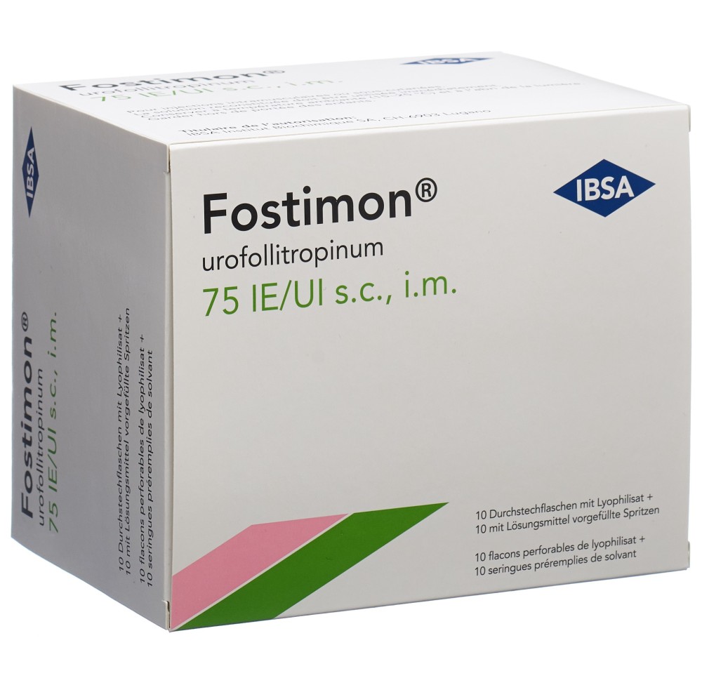 FOSTIMON subst sèche 75 UI c solv ser prê 10 pce FOSTIMON subst sèche 75 UI c solv ser prê 10 pce