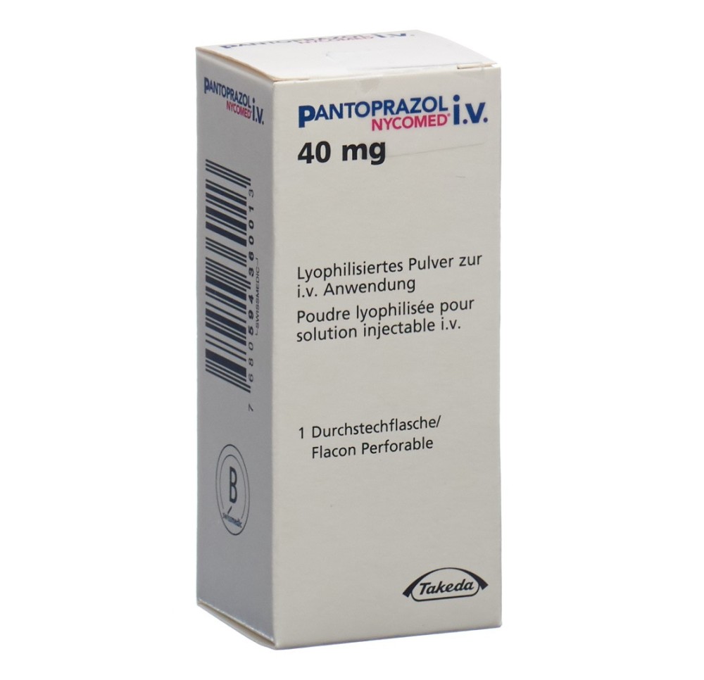 PANTOPRAZOL Nycomed 40 mg i.v flac PANTOPRAZOL Nycomed 40 mg i.v flac