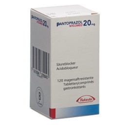 PANTOPRAZOL Nycomed cpr pell 20 mg bte 120 pce