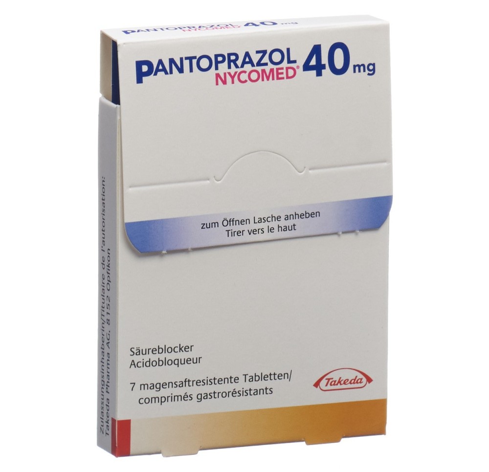 PANTOPRAZOL Nycomed cpr pell 40 mg 7 pce PANTOPRAZOL Nycomed cpr pell 40 mg 7 pce