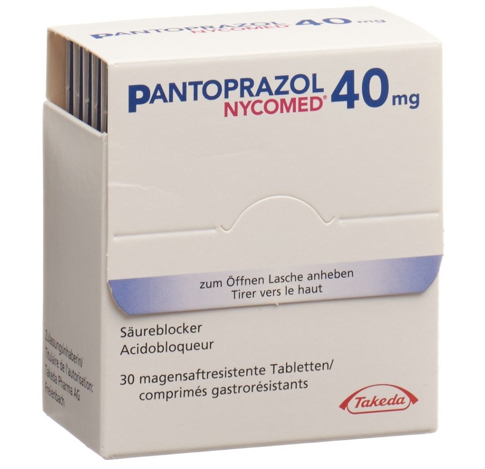 PANTOPRAZOL Nycomed cpr pell 40 mg 30 pce PANTOPRAZOL Nycomed cpr pell 40 mg 30 pce