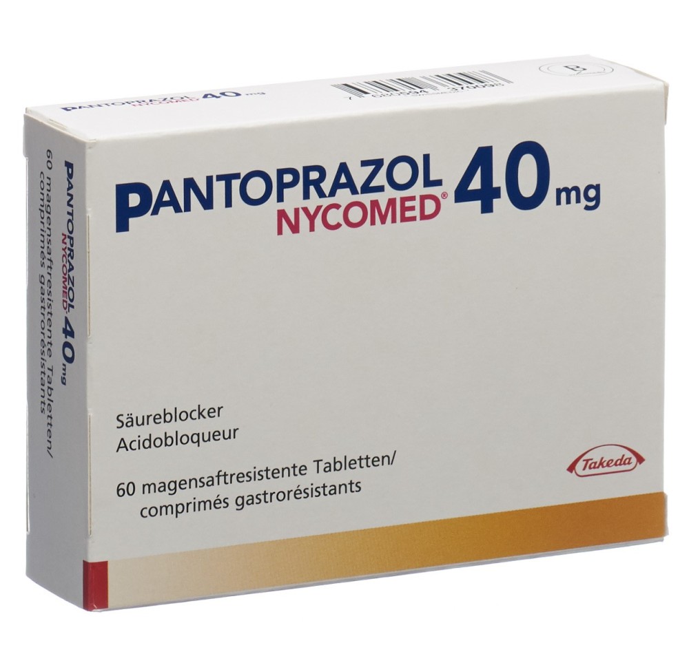 PANTOPRAZOL Nycomed cpr pell 40 mg 60 pce