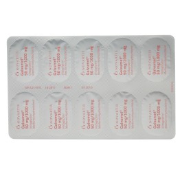 GALVUMET cpr pell 50/1000 mg 60 pce