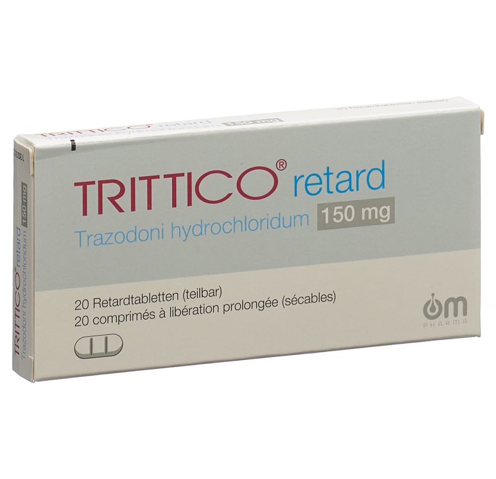 TRITTICO cpr ret 150 mg 20 pce TRITTICO cpr ret 150 mg 20 pce