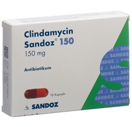 CLINDAMYCINE Sandoz caps 150 mg 16 pce