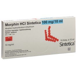 MORPHIN HCL Sintetica 100 mg/10ml 10 amp 10 ml