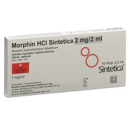 MORPHIN HCL Sintetica 2 mg/2ml 10 amp 2 ml