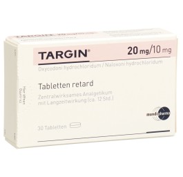 TARGIN cpr ret 20 mg/10 mg 30 pce
