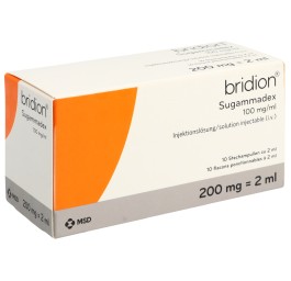 BRIDION sol inj 200 mg/2ml 10 flac 2 ml