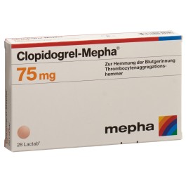 CLOPIDOGREL Mepha Lactab 75 mg 28 pce