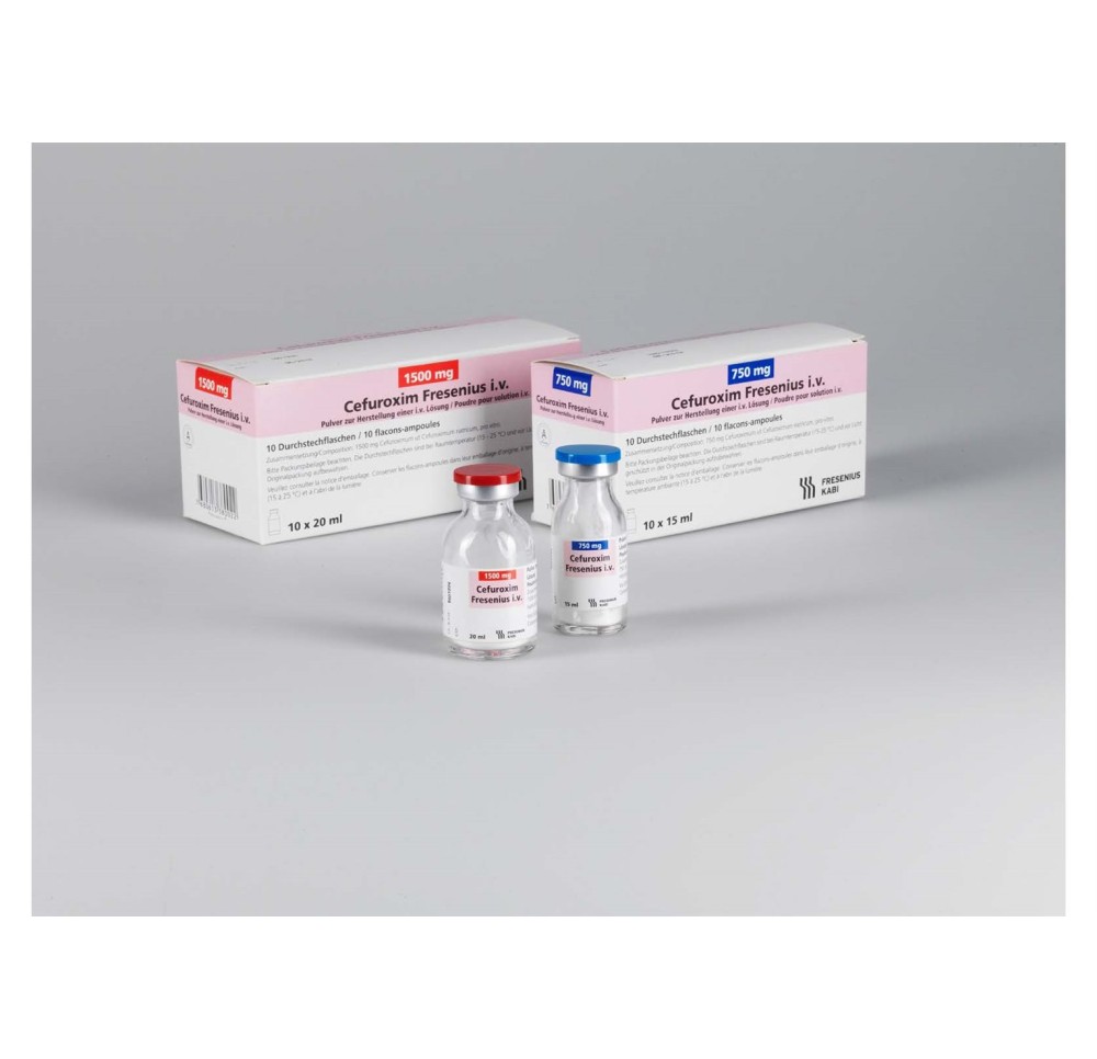 CEFUROXIM Fresenius i.v. 750 mg flac 10 pce