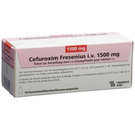 CEFUROXIM Fresenius i.v. 1500 mg flac 10 pce