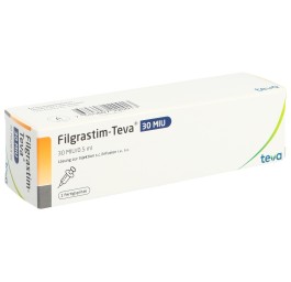 FILGRASTIM Teva 30 mio U/0.5ml ser prê 0.5 ml