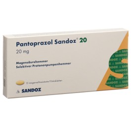 PANTOPRAZOLE Sandoz cpr pell 20 mg 15 pce