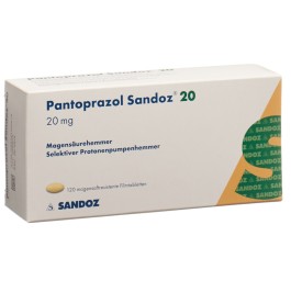 PANTOPRAZOLE Sandoz cpr pell 20 mg 120 pce