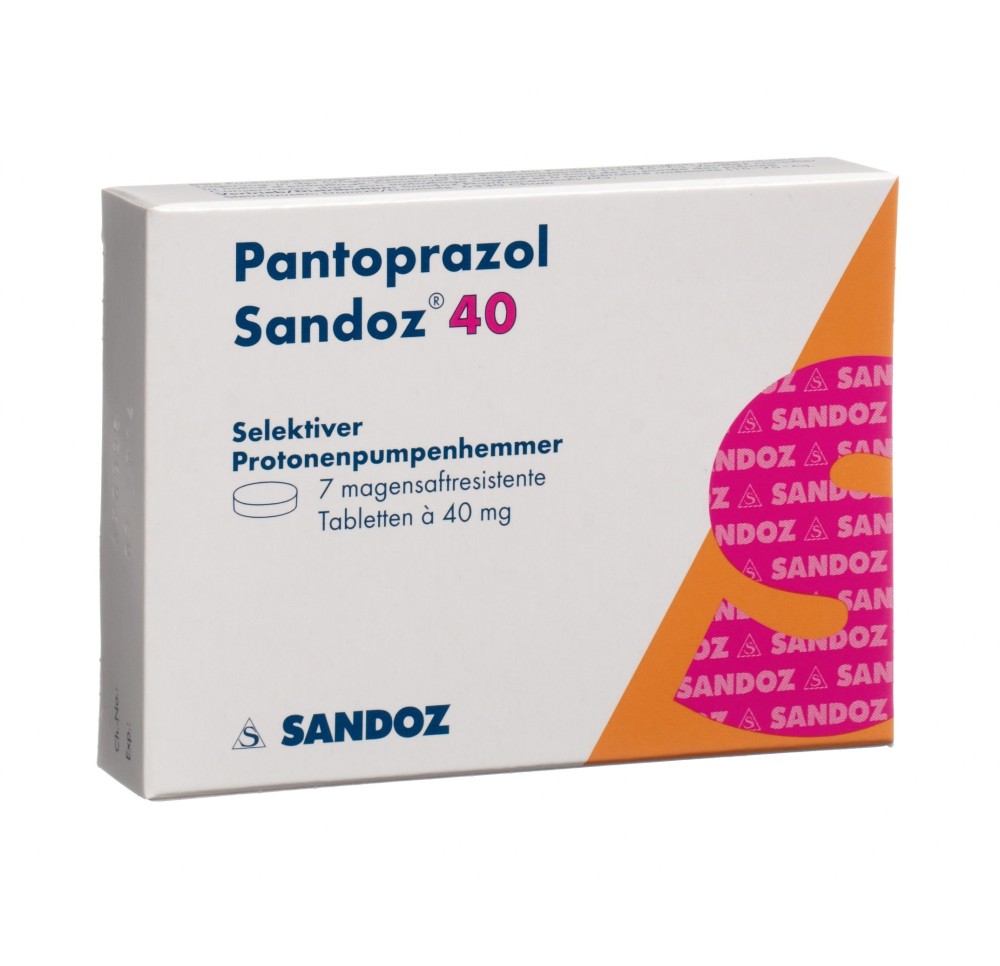 PANTOPRAZOLE Sandoz cpr pell 40 mg 7 pce PANTOPRAZOLE Sandoz cpr pell 40 mg 7 pce