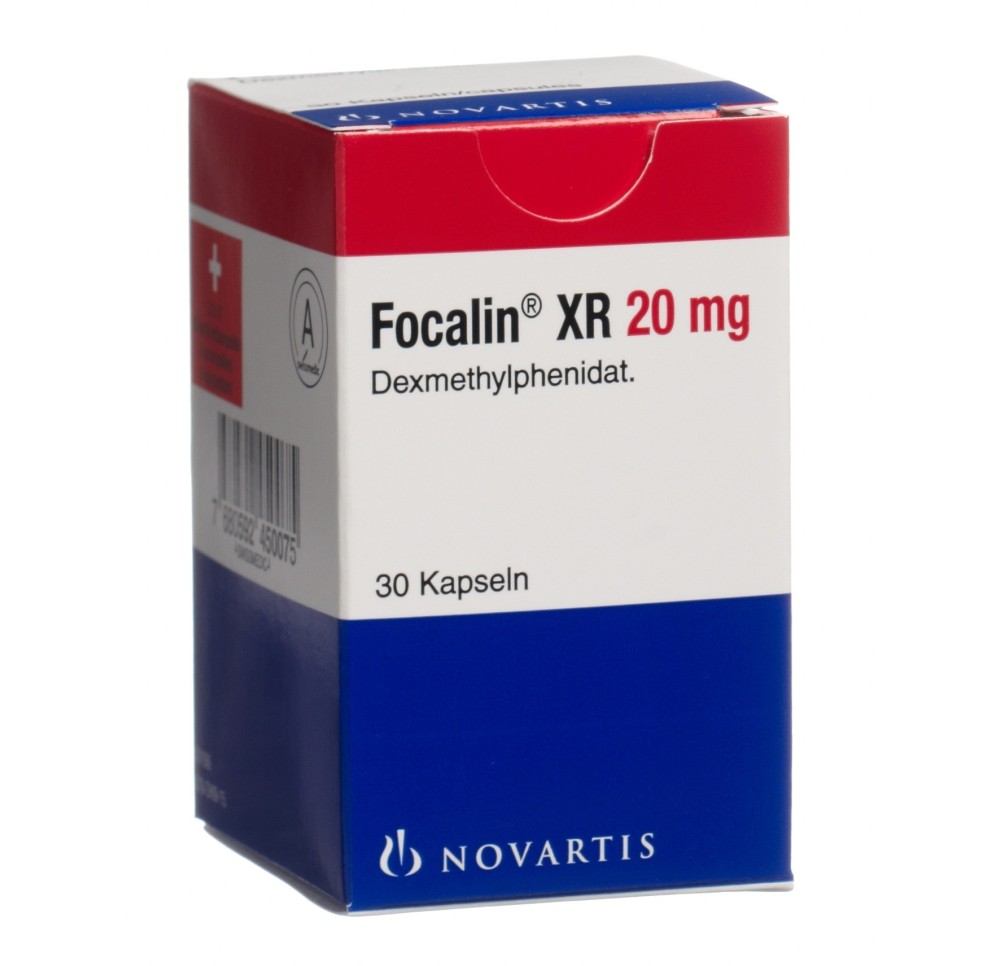 FOCALIN XR caps ret 20 mg bte 30 pce FOCALIN XR caps ret 20 mg bte 30 pce