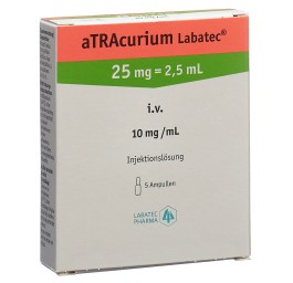 ATRACURIUM Labatec 25 mg/2.5ml 5 amp 2.5 ml