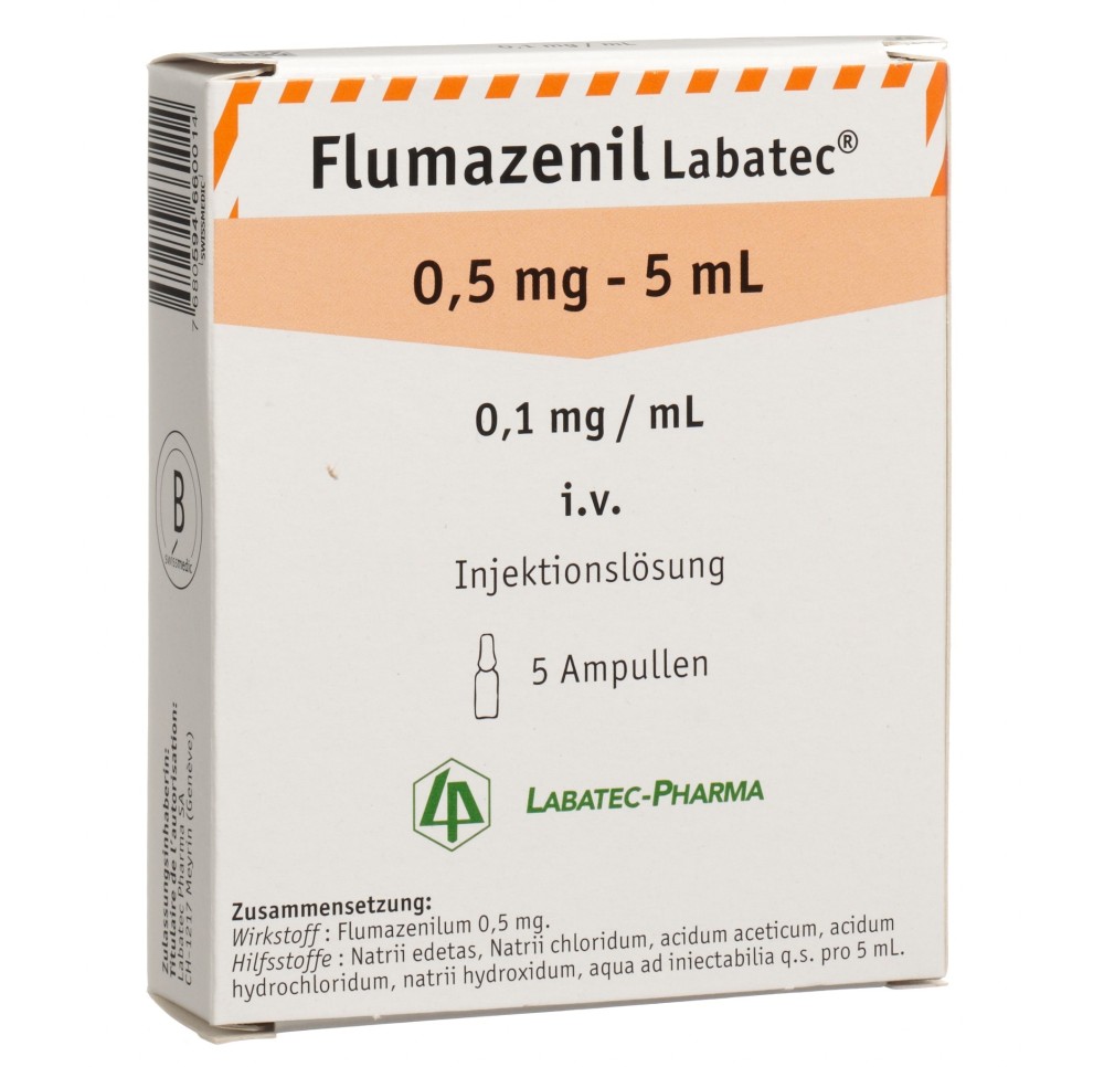 FLUMAZENIL Labatec 0.5 mg/5ml 5 amp 5 ml FLUMAZENIL Labatec 0.5 mg/5ml 5 amp 5 ml