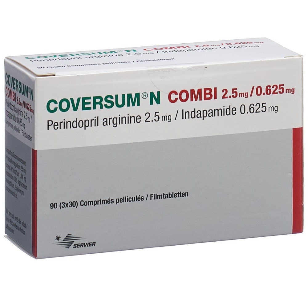 COVERSUM N Combi cpr pell 2.5/0.625 mg 90 pce COVERSUM N Combi cpr pell 2.5/0.625 mg 90 pce