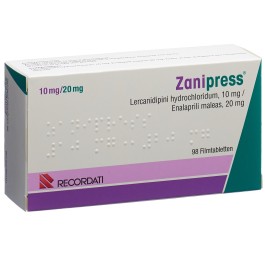 ZANIPRESS cpr pell 10/20 mg 98 pce