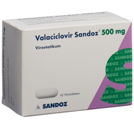 VALACICLOVIR Sandoz cpr pell 500 mg 42 pce
