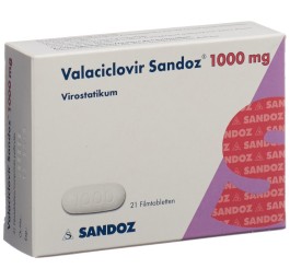 VALACICLOVIR Sandoz cpr pell 1000 mg 21 pce