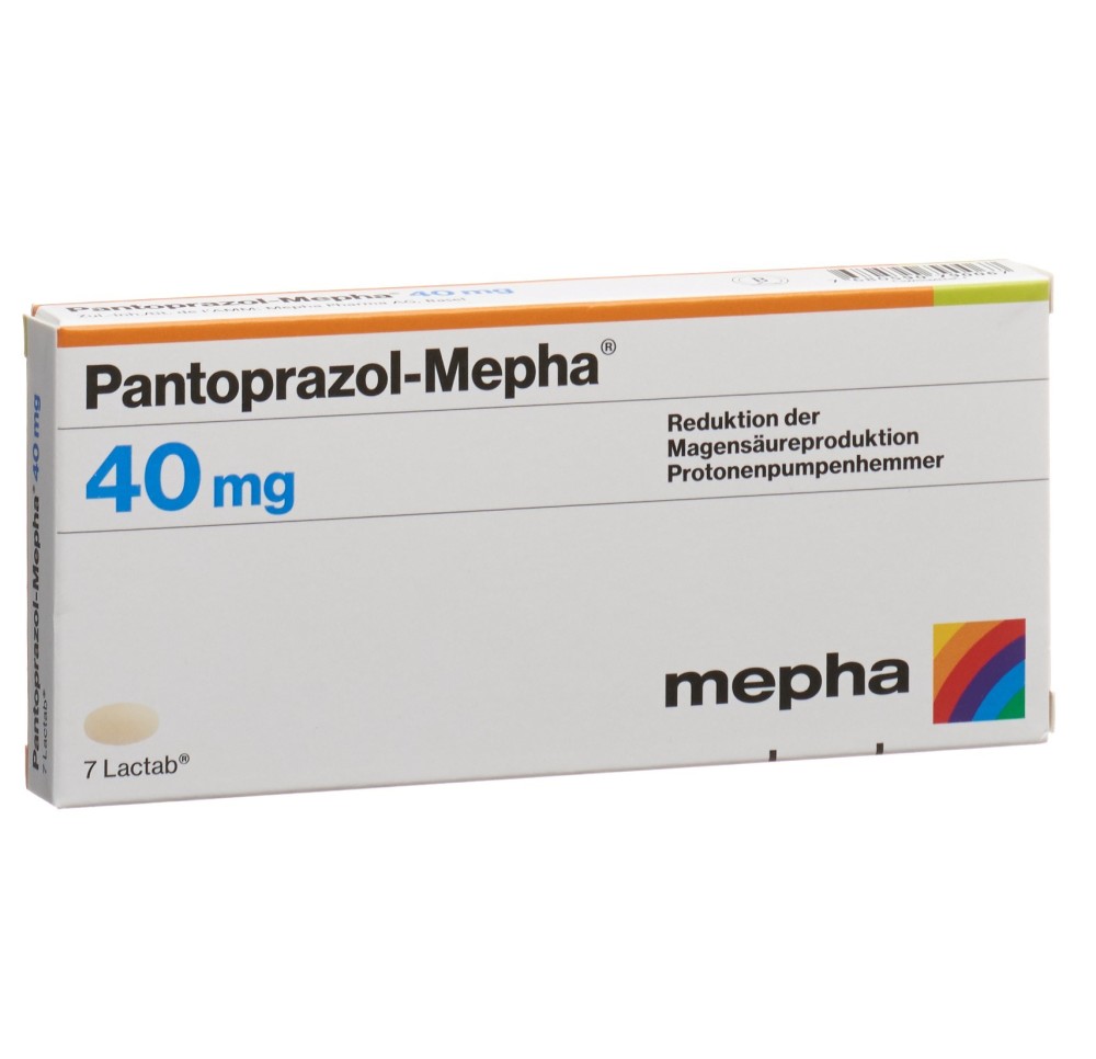 PANTOPRAZOL Mepha Lactab 40 mg 7 pce PANTOPRAZOL Mepha Lactab 40 mg 7 pce