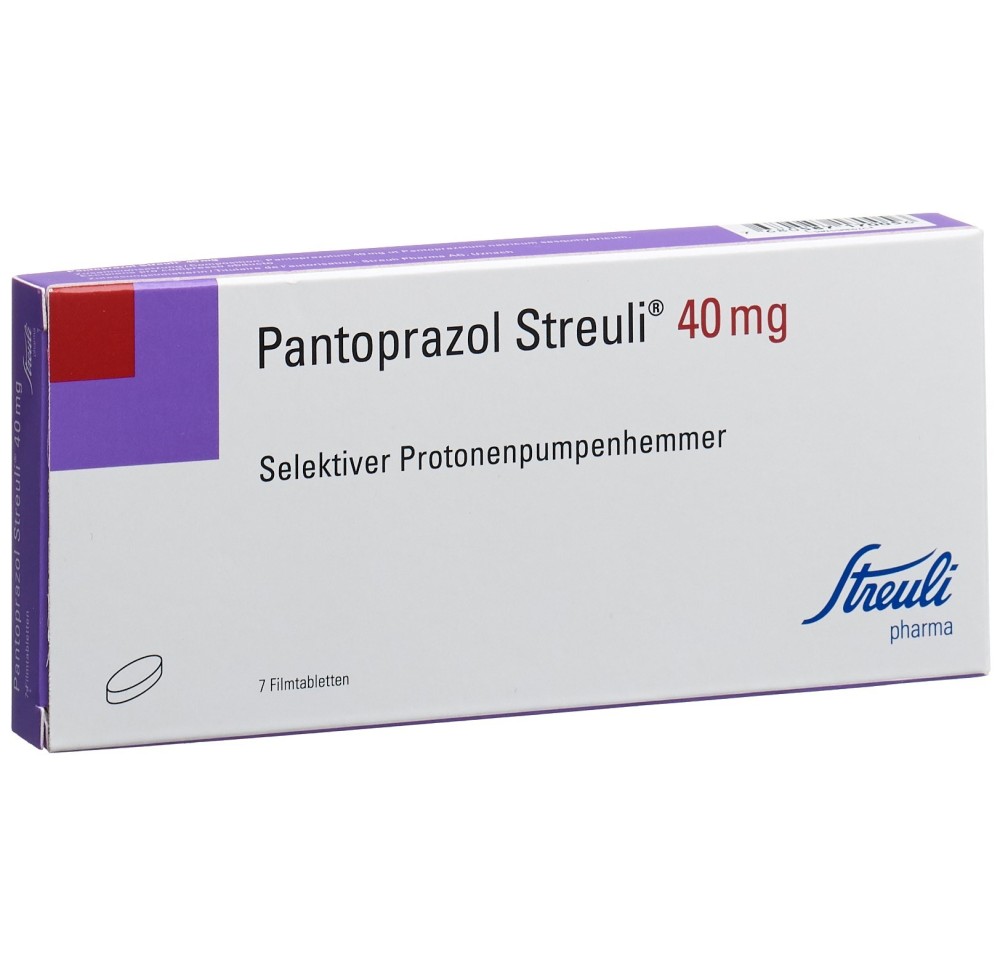 PANTOPRAZOLE Streuli cpr pell 40 mg 7 pce