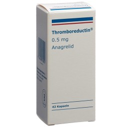 THROMBOREDUCTIN caps 0.5 mg bte 42 pce