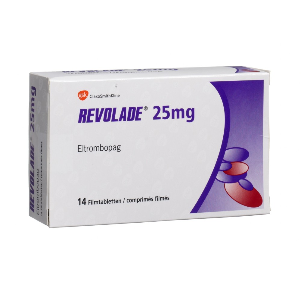 REVOLADE cpr pell 25 mg 14 pce REVOLADE cpr pell 25 mg 14 pce