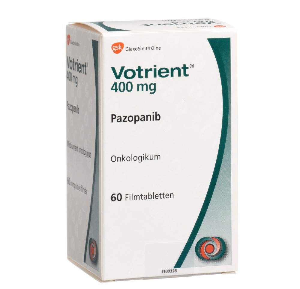 VOTRIENT cpr pell 400 mg bte 60 pce VOTRIENT cpr pell 400 mg bte 60 pce