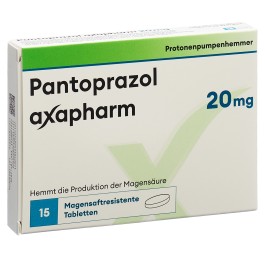 PANTOPRAZOLE axapharm cpr 20 mg 15 pce