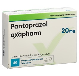 PANTOPRAZOLE axapharm cpr 20 mg 60 pce