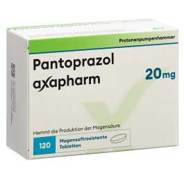PANTOPRAZOLE axapharm cpr 20 mg 120 pce