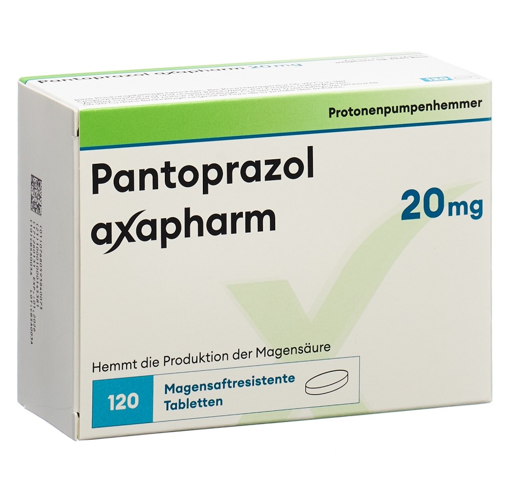 PANTOPRAZOLE axapharm cpr 20 mg 120 pce PANTOPRAZOLE axapharm cpr 20 mg 120 pce
