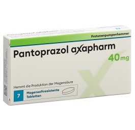 PANTOPRAZOLE axapharm cpr 40 mg 7 pce