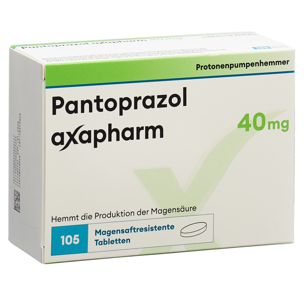 PANTOPRAZOLE axapharm cpr 40 mg 105 pce PANTOPRAZOLE axapharm cpr 40 mg 105 pce
