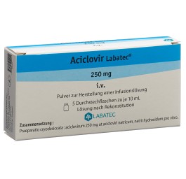 ACICLOVIR Labatec subst sèche 250 mg flac 5 pce