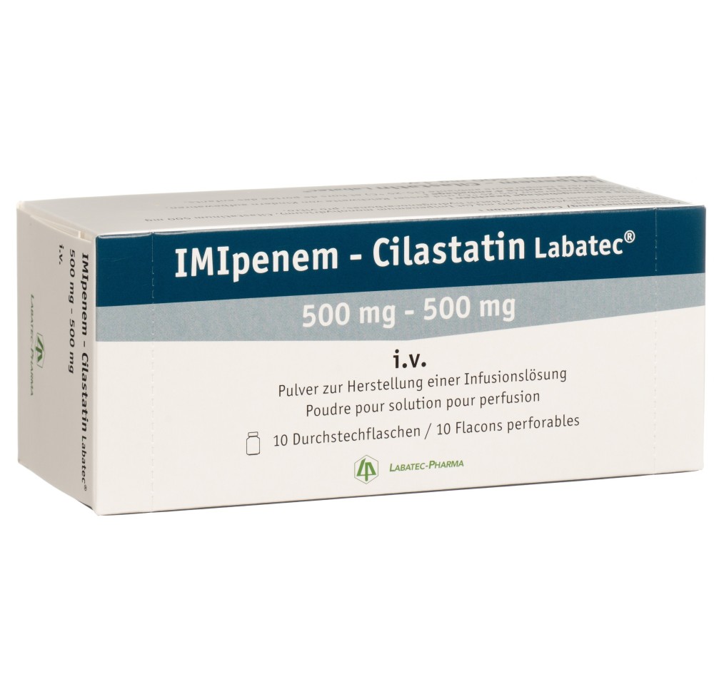 IMIPENEM-CILASTATIN Labatec 500mg/500mg fl 10 pce IMIPENEM-CILASTATIN Labatec 500mg/500mg fl 10 pce