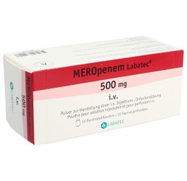 MEROPENEM Labatec 500 mg i.v. flac 10 pce