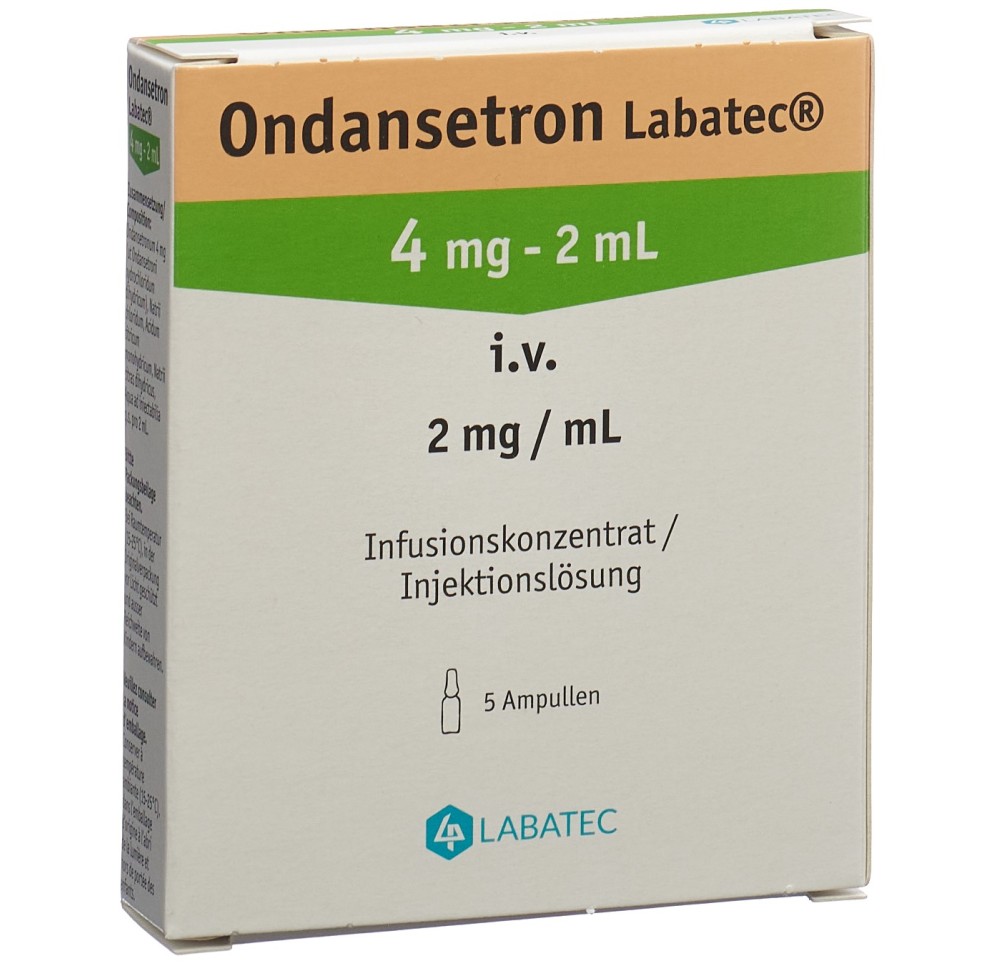 ONDANSETRON Labatec conc perf 4 mg/2ml 5 amp 2 ml ONDANSETRON Labatec conc perf 4 mg/2ml 5 amp 2 ml