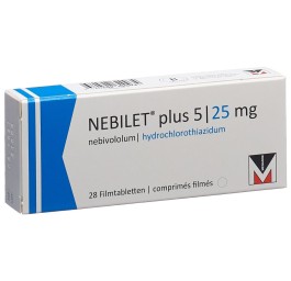 NEBILET plus cpr pell 5/25 mg 28 pce