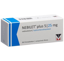 NEBILET plus cpr pell 5/25 mg 98 pce